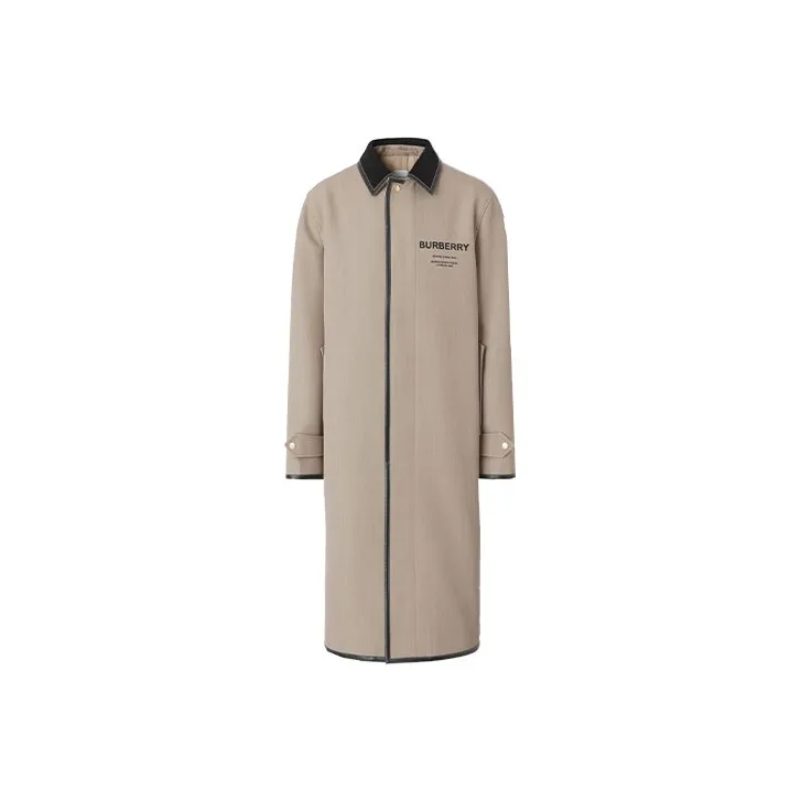 Burberry Trench Coats Men Green Gray-0