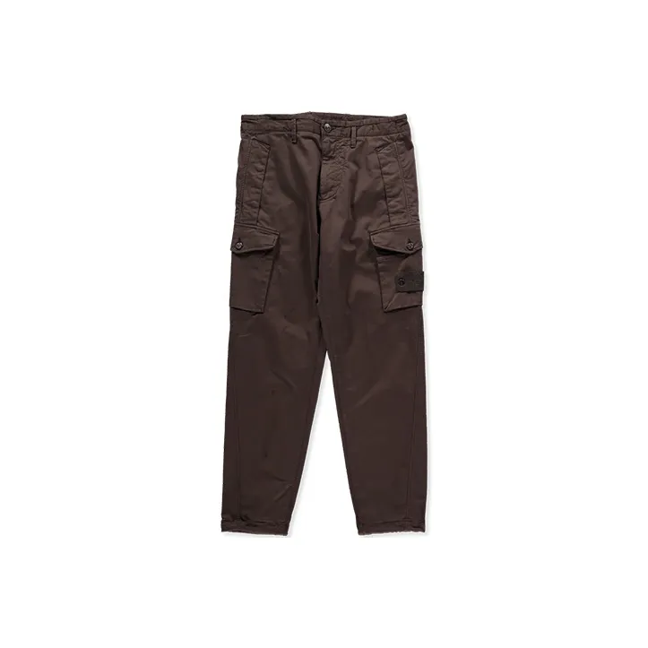 STONE ISLAND Cargo Pants Unisex Dark Umber-0