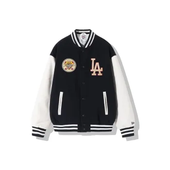 New Era x MLB Baseball Jacket Unisex Navy Blue