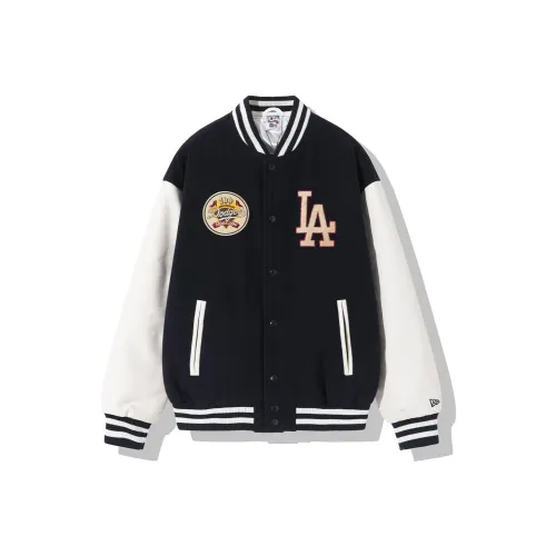 New Era x MLB Baseball Jacket Unisex Navy Blue