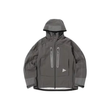 And Wander FW23 Jacket Unisex Gray