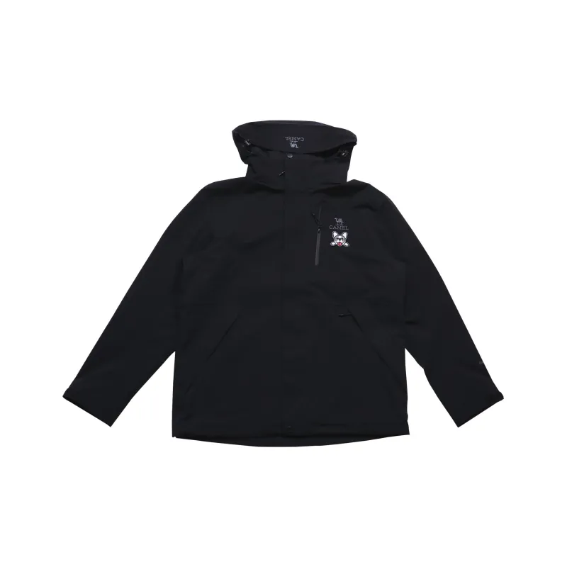 CAMEL All weather Waterproof, Windproof, Thermal, And Rainproof Windbreaker Jacket Unisex Black-0