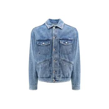 ISABEL MARANT Jango Button Up Denim Jacket