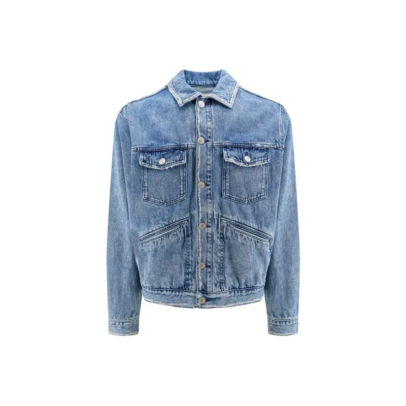 ISABEL MARANT Jango Button Up Denim Jacket-0