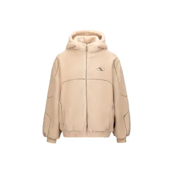 GRKC Velvet feel Coat Unisex Beige