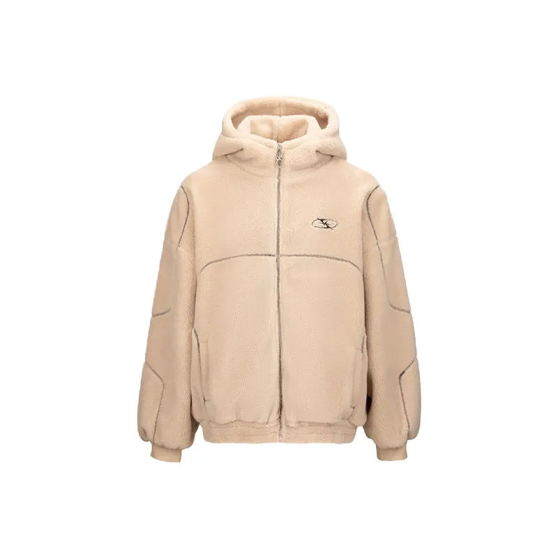 GRKC Velvet feel Coat Unisex Beige-0