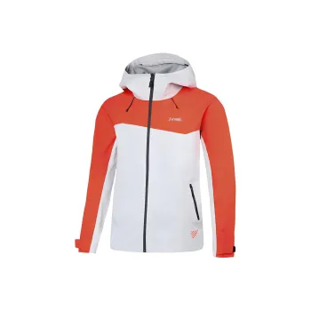 361° Running Collection Keep Warm From The Wind Windbreaker Jacket Men's Lighthouse Gray/Flame Orange