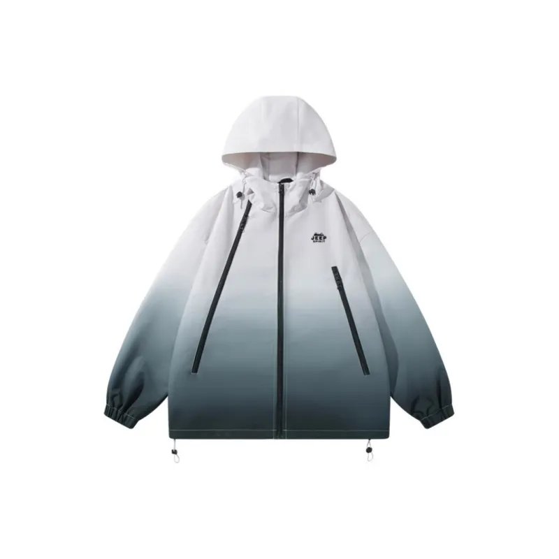 JEEP SPIRIT Windproof, Breathable, Abrasion Resistant, Thermal, Water Repellent, Rainproof Windbreaker Jacket Unisex-4