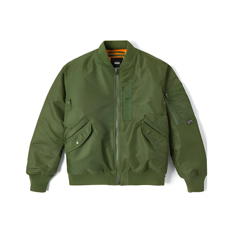 Vans x JIATENGZHONGXING X ZHONGTIANSHENJIE LIANMINGKUAN FW23 Jackets Coats Unisex Army Green-0