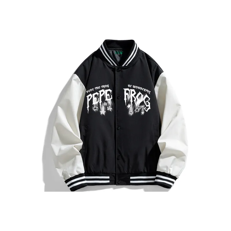 Pepe The Frog Baseball Jacket Unisex-2