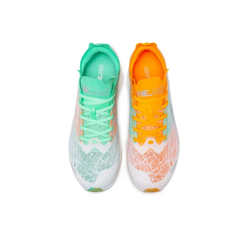 ONEMIX Chasing Light Running Shoes Unisex Cherish Orange Green-2