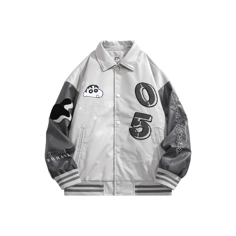 SHINCHAN Baseball Jacket Coat Unisex-21