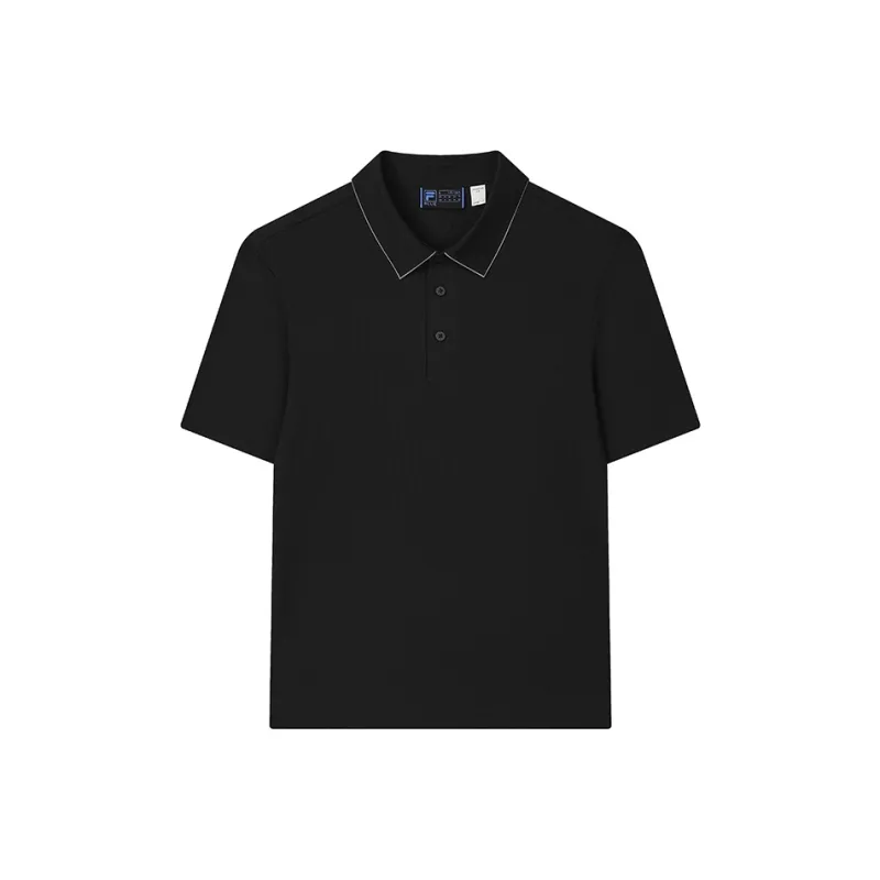 FILA Polo Shirt Men's Jet Black-0