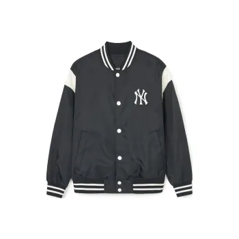MLB SS24 New York Yankees Baseball Jacket Unisex Black