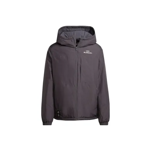 Adidas Real Madrid Cultural Story Jacket Jackets Coats Men's Graphite Black