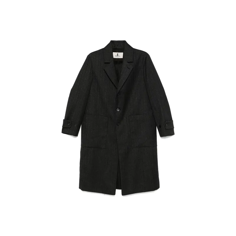 Barena Zane Single-Breasted Military Coat-0