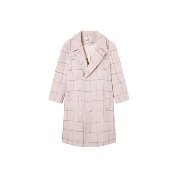 GRAF Coats Unisex Ecru Plaid