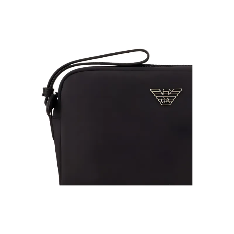 EMPORIO ARMANI Nylon Toiletry Bag Medium Size Women's Black-2