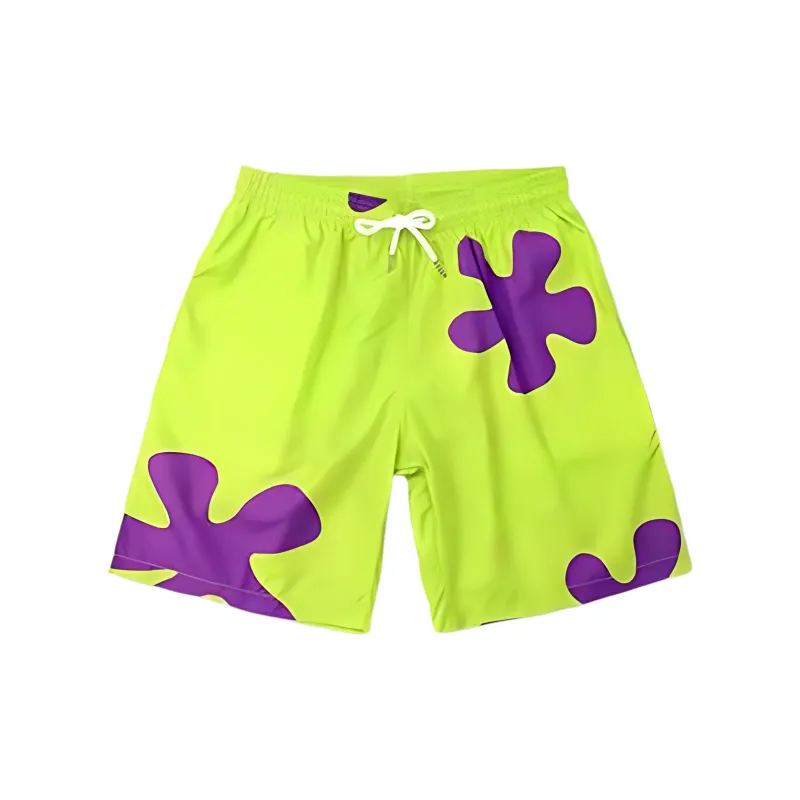 PAINT STAIN Casual Shorts Unisex Image Color-1