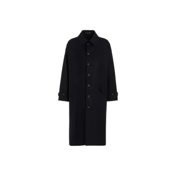 Yohji Yamamoto Coats Unisex Black