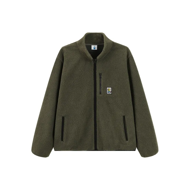 Crying Center Jacket Unisex Green-0
