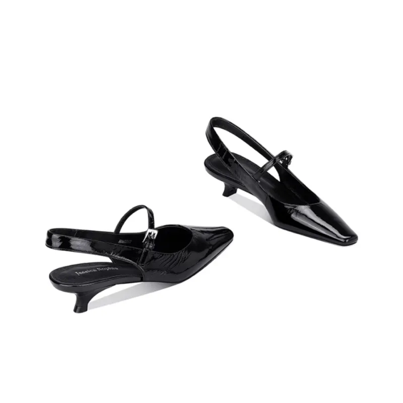 JESSICA SOPHIA Chunky Heel High Heels 3cm Women's-6