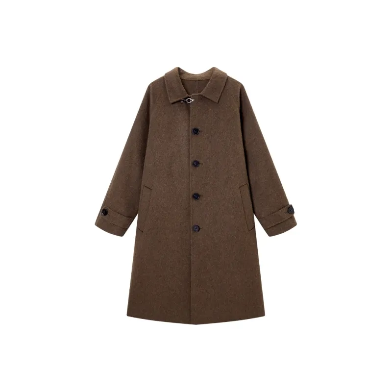 NPC Double Sided Wool Long Woolen Coat Unisex-2