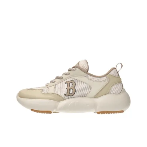MLB Boston Red Sox Anti Slip Wear Resistant Low Top Chunky Sneakers Unisex Brown
