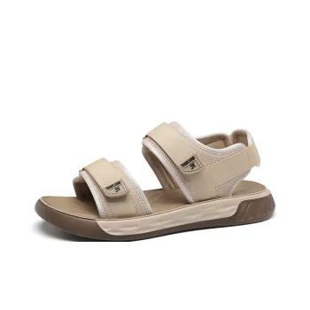 Tonlion Beach Sandals Men Black/Beige