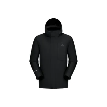 PELLIOT Water Resistant Windproof Breathable Warm Detachable Windbreaker Jacket Men's