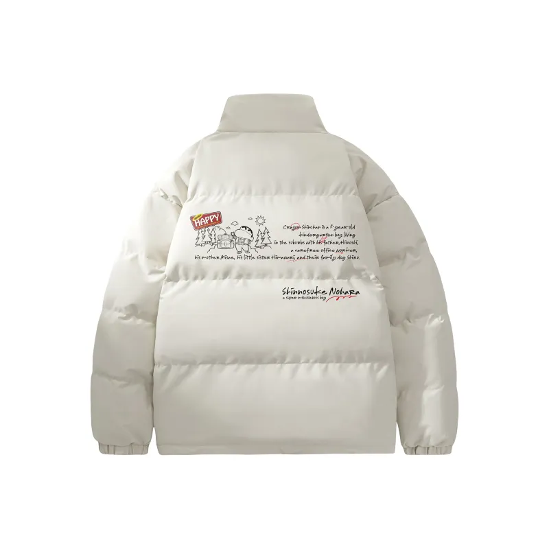 SHINCHAN Puffer Jacket Coat Unisex-3