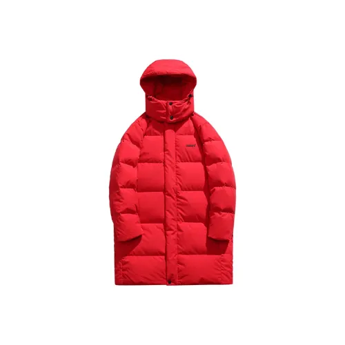 GSUE Winter Puffer Jacket Unisex Red