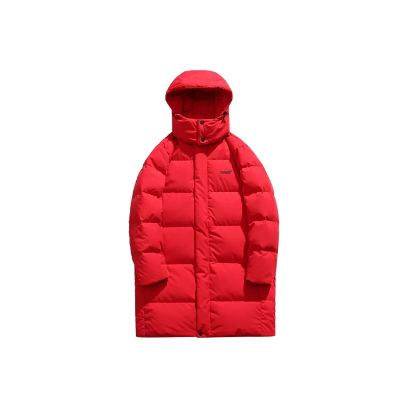 GSUE Winter Puffer Jacket Unisex Red-0