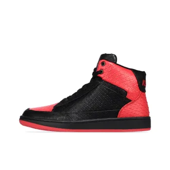 SOULSFENG High Top Skateboard Shoes Men's Black Red