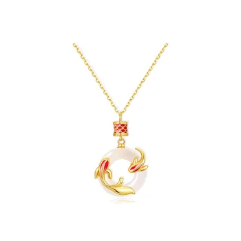 MISS TOOYA Chalcedony Necklaces Women's