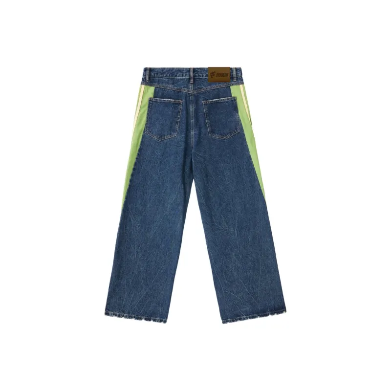 FCMM Jeans Unisex Blue Plus Green-1
