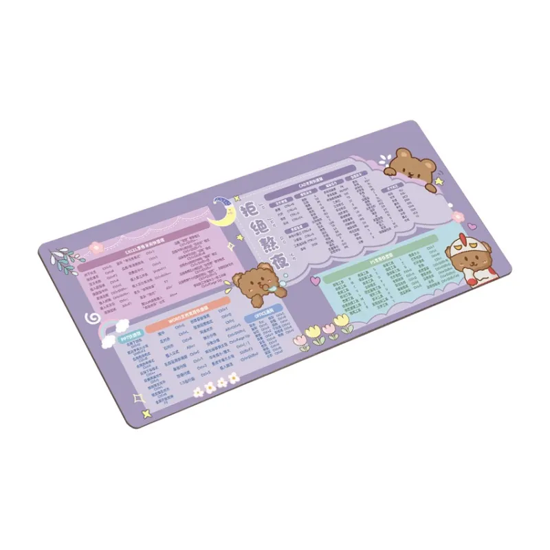 LZL Rubber Washable, Soft, Comfortable, Multi Usage, Slip Resistant Mouse Pads-1