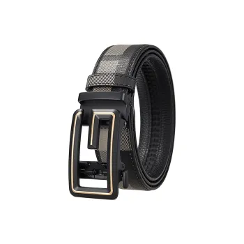 Lanza Top Grain Cow Leather Belts Unisex Width 3.5CM
