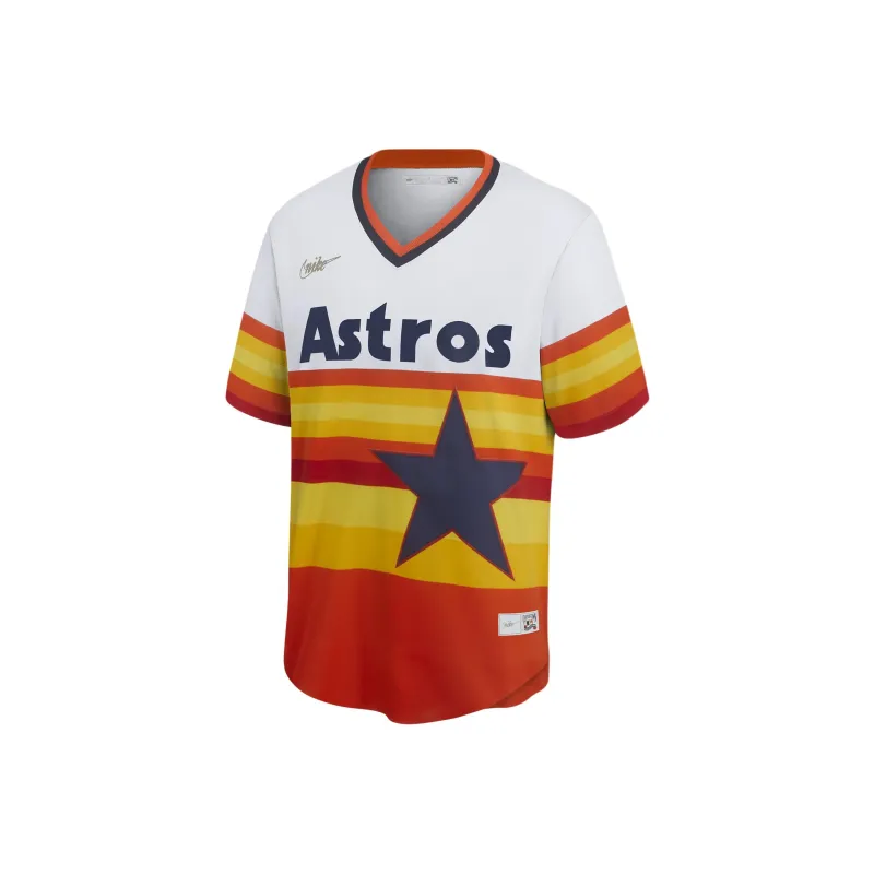 Nike MLB Collaboration Houston Astros Baseball Jacket Houston Astronaut Team Men's White-0