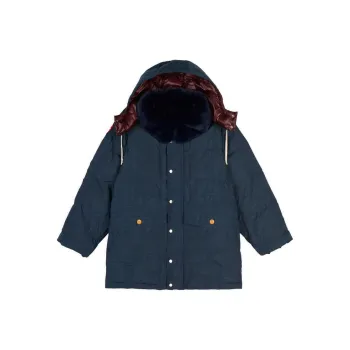 Brain Dead FW24 Coats Unisex Marine Blue