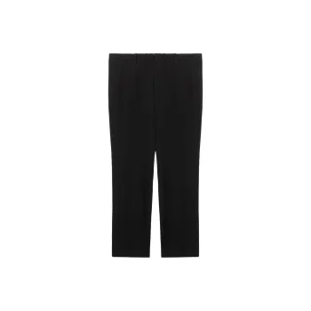 Burberry Grain De Poudre Wool Tailored Trousers