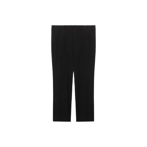 Burberry Grain De Poudre Wool Tailored Trousers