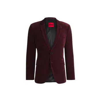 HUGO BOSS Jackets Coats Men's Deep Red