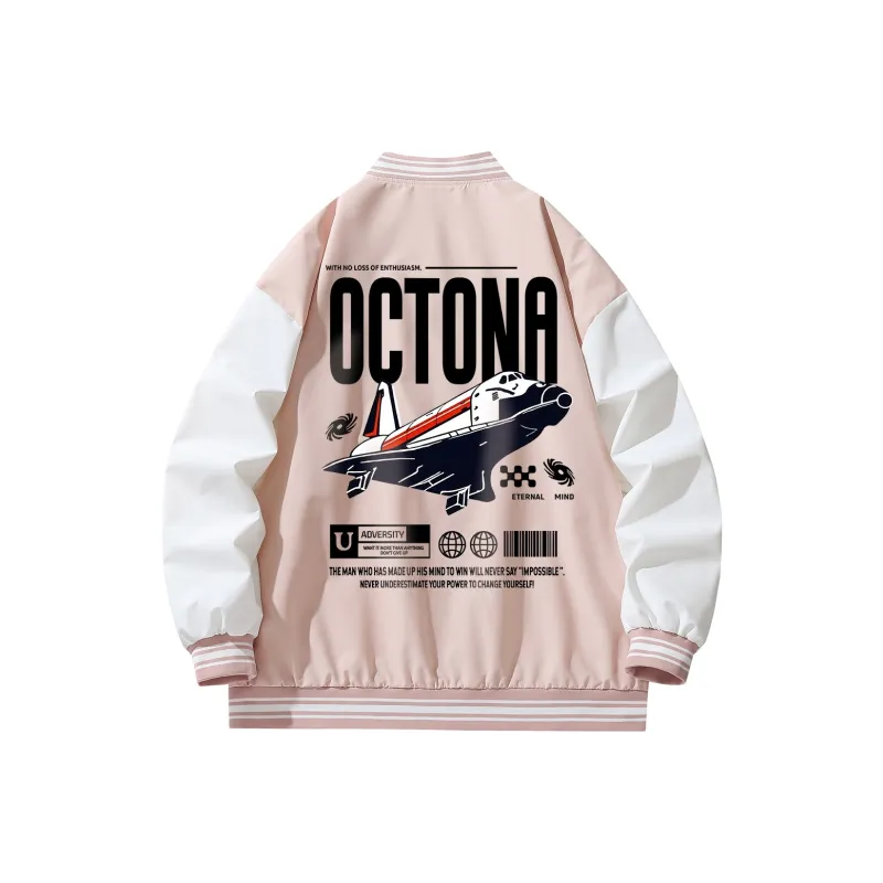 Small Columns Under The Sea Baseball Jacket Unisex-10