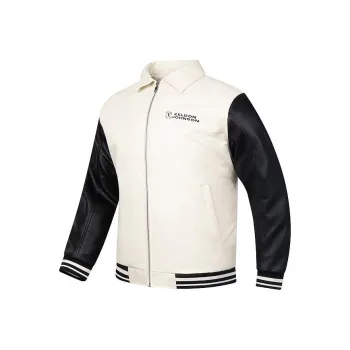 QIAODAN Jackets Coats Men's Raw Denim/Black