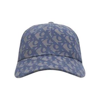 CALVIN KLEIN Polyester Baseball Caps Unisex Elegant Gray