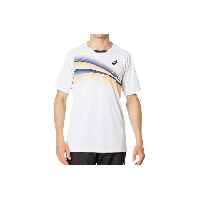 Asics T Shirts Men White-0