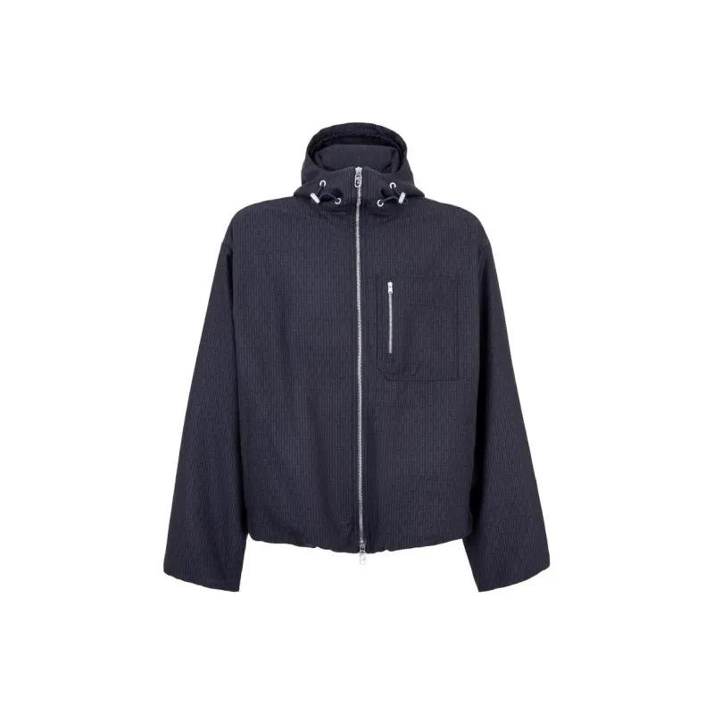 FENDI Ff Jacquard Windbreaker-0