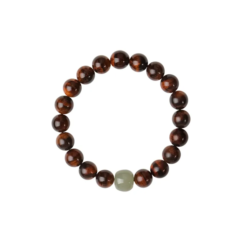 Moon Seal Hundred Rivers Huanghuali Bracelets Unisex-5