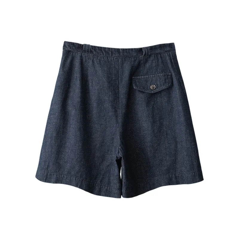 Cypress House Denim Shorts Women's Dark Blue-1